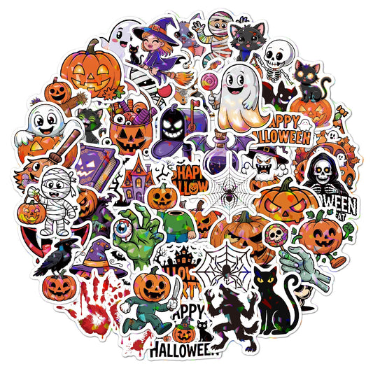 Halloween Stickers Set (50 pcs)
