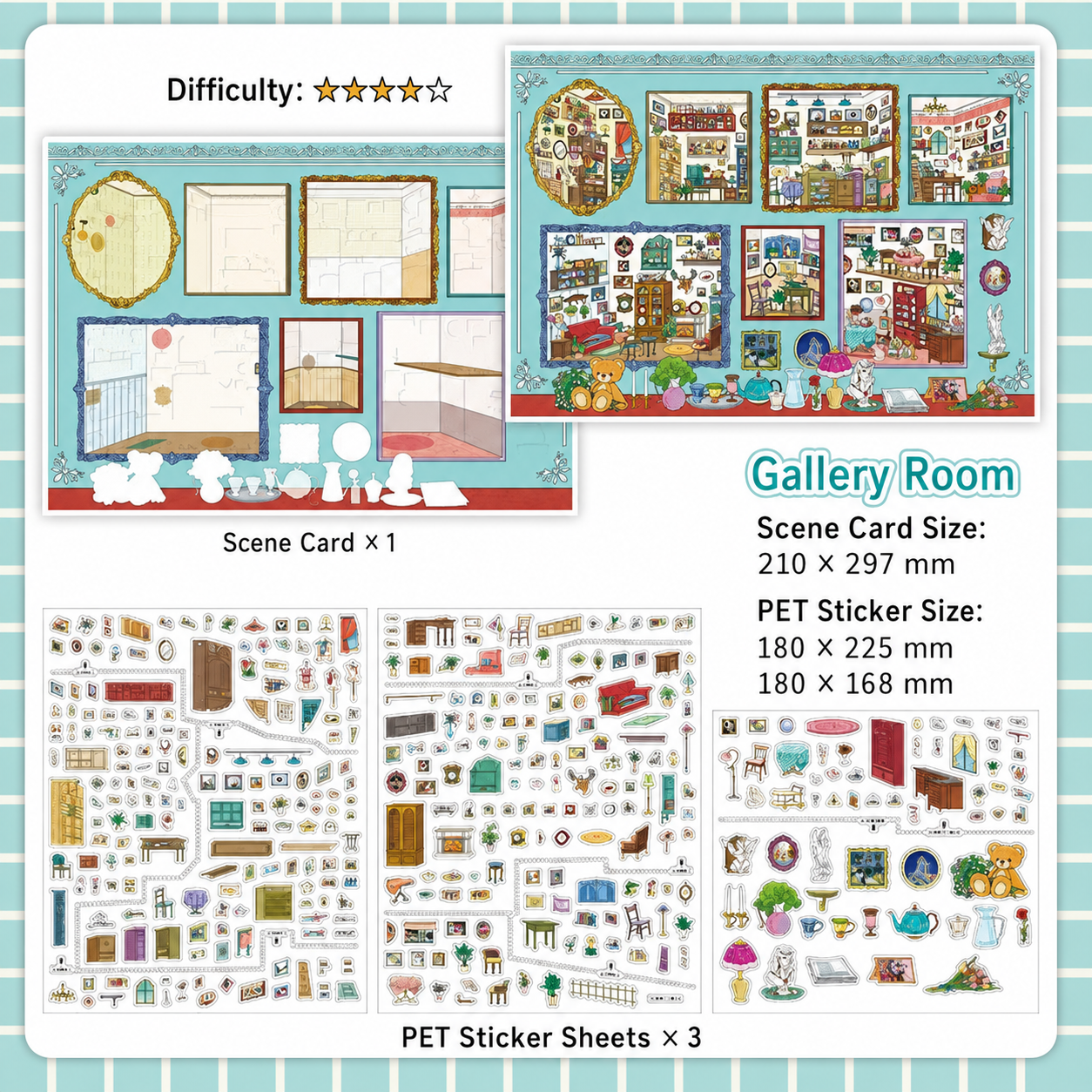 Room Scene Sticker Set 2