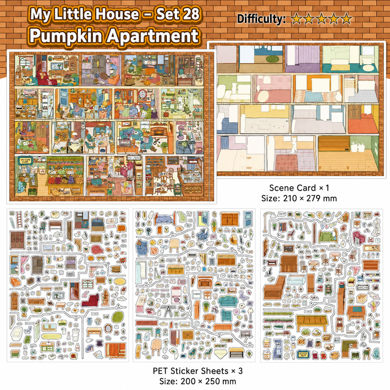 Room Scene Sticker Set 3